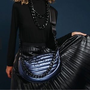 Think Royln Elton Hobo Bag Midnight Blue LAST ONE